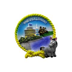 Tουριστικό μαγνητάκι Souvenir - Σετ 12pcs - Thessaloniki - 678162