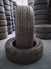2 μεταχειρισμενα ελαστικα 225/55-18 Continental CrossContact LX2. DOT 22'.