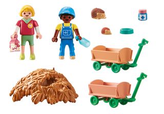 Playmobil My Life 71512 Φροντίζοντας τους Σκατζόχοιρους