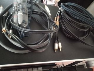 Καλωδια ηχου RCA Alpine  επιχρυσα, καρφι σε RCA ολα μαζι