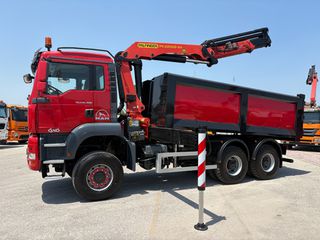 Ανατροπή + Γερανός MAN 2007 TGA 26400- 33400 6x6-PALFINGER PK 22002EH-thumb-18