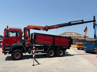 Ανατροπή + Γερανός MAN 2007 TGA 26400- 33400 6x6-PALFINGER PK 22002EH-thumb-20