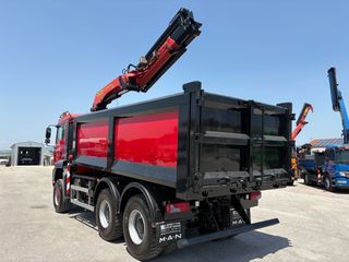 Ανατροπή + Γερανός MAN 2007 TGA 26400- 33400 6x6-PALFINGER PK 22002EH-thumb-23