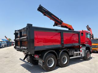 Ανατροπή + Γερανός MAN 2007 TGA 26400- 33400 6x6-PALFINGER PK 22002EH-thumb-26