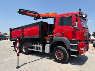 Ανατροπή + Γερανός MAN 2007 TGA 26400- 33400 6x6-PALFINGER PK 22002EH-thumb-17