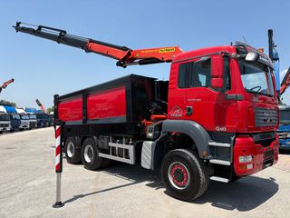 Ανατροπή + Γερανός MAN 2007 TGA 26400- 33400 6x6-PALFINGER PK 22002EH-thumb-13