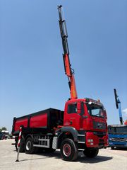 Ανατροπή + Γερανός MAN 2007 TGA 26400- 33400 6x6-PALFINGER PK 22002EH-thumb-22