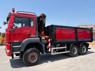 Ανατροπή + Γερανός MAN 2007 TGA 26400- 33400 6x6-PALFINGER PK 22002EH-thumb-10