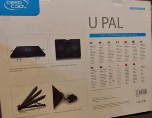 Βάση Laptop Cooler Deepcool U Pal 15.6" - Μαύρο-thumb-1