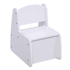 ΠΑΙΔΙΚΟ ΚΑΡΕΚΛΑΚΙ ΜΕ ΑΠΟΘ.ΧΩΡΟ RICKI HM18343.03 ΚΟΝΤΡΑΠΛΑΚΕ/MDF ΛΕΥΚΟ 33x43x47Υεκ