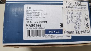 αισθητηρας ABS για εμπρος αξονα , μαρκας Meyle , OEM , για BMW , με κωδικο : 34526762465