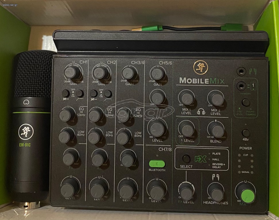 Mackie mobile mix 8 & Mackie microphone