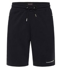 FUNKY BUDDHA Ανδρική μαύρη μακό βερμούδα FBM011-050-03 BLACK