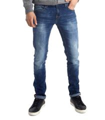 BLEND Ανδρικό μπλέ ψιλοκάβαλο ελαστικό τζιν 702350-76117 MiddleBlue