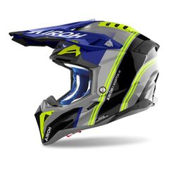 Κράνος Μηχανής Off Road Airoh Aviator 3 Hima μπλε gloss