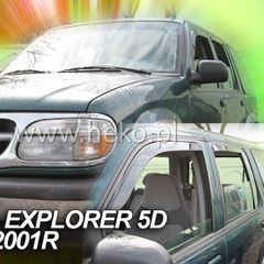 Heko ΑΝΕΜΟΘΡΑΥΣΤΕΣ ΓΙΑ FORD EXPLORER 2 5D 1996-2001 ΖΕΥΓΑΡΙ ΑΠΟ ΕΥΚΑΜΠΤΟ ΦΙΜΕ ΠΛΑΣΤΙΚΟ HEKO - 2 ΤΕΜ.