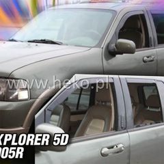Heko ΑΝΕΜΟΘΡΑΥΣΤΕΣ ΓΙΑ FORD EXPLORER 3 5D 2002-2005 ΖΕΥΓΑΡΙ ΑΠΟ ΕΥΚΑΜΠΤΟ ΦΙΜΕ ΠΛΑΣΤΙΚΟ HEKO - 2 ΤΕΜ.