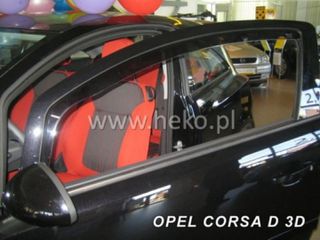 Heko ΑΝΕΜΟΘΡΑΥΣΤΕΣ ΓΙΑ OPEL CORSA D/E 3D 09/2006-2014 ΖΕΥΓΑΡΙ ΑΠΟ ΕΥΚΑΜΠΤΟ ΦΙΜΕ ΠΛΑΣΤΙΚΟ HEKO - 2 ΤΕΜ.
