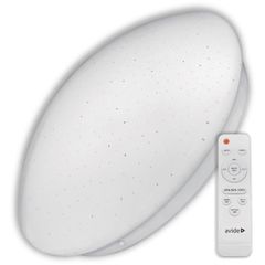 Avide LED Μοντέρνα Πλαφονιέρα Οροφής Stella-CCT 80W (40+40) με Τηλεχειριστήριο