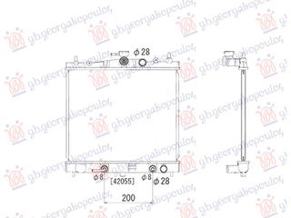 ΨΥΓΕΙΟ 1.2-1.4 ΒΕΝΖΙΝΗ ΑΥΤΟΜΑΤΟ +/- A/C (380x448) ΙΑΠΩΝΙΚΟ (NRF)