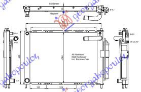 ΨΥΓΕΙΟ ΜΕ ΕΝΣΩΜΑΤΩΜΕΝΟ A/C 1.0-1.2-1.4-1.6 ΒΕΝΖΙΝΗ (51x38x38) (NRF)