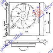 ΨΥΓΕΙΟ ΓΙΑ ΟΛΑ - A/C (430x410) (ΕΝΣΩΜAΤΩΜΕΝΟ ΒΕΝΤΙΛΑΤΕΡ) (NRF)
