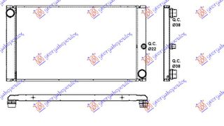 ΨΥΓΕΙΟ 2.0-2.5-3.0 ΠΕΤΡΕΛΑΙΟ + A/C ΑΥΤΟΜΑΤΟ (593x366x32) (NRF)