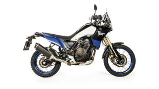 ΕΞΑΤΜΙΣΗ YAMAHA Ténéré 700 MY 19- 54kW BLACK HAWK RACING Slip On (sport exhaust) with connection tube and removable sound insert, Stainless steel