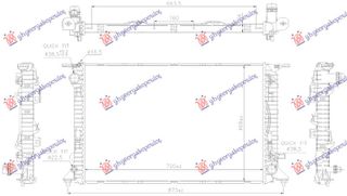 ΨΥΓΕΙΟ 3.6 ΒΕΝΖΙΝΗ ΑΥΤΟΜΑΤΟ(720x468x36) (NRF)