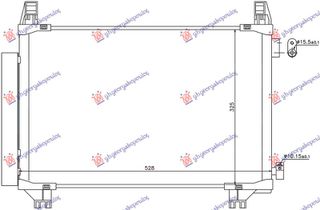 ΨΥΓΕΙΟ A/C 1.0i-1.3 16v (497x320x16) ΓΑΛΛΙΚΟ ΠΑΡΟΧΕΣ ΠΛΑΙ/ΑΝΩ (NRF)