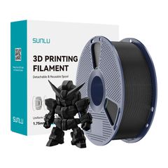 Νήμα Sunlu PLA+ 2.0 (Μαύρο)