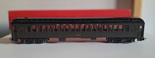 Vintage Rivarossi HO scale 2743 Santa Fe passenger coach in original box
