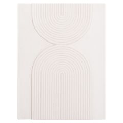 ΠΙΝΑΚΑΣ ΟΡΘΟΓΩΝΙΟΣ ΣΕΙΡΑ SANTORINI HM4523 MDF ΣΕ ΥΠΟΛΕΥΚΟ ΧΡΩΜΑ 60x4(πάχος)x80Υεκ.
