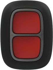 AJAX DOUBLE BUTTON BLACK Ασύρματο μπουτόν πανικού δύο πλήκτρων, σε μαύρο χρώμα.
