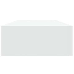 vidaXL Ράφι Επιτοίχιο με Συρτάρι Λευκό 60 x 23,5 x 10 εκ. από MDF-thumb-6