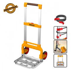 HHWB61201 Καρότσι Μεταφοράς Πτυσσόμενο Έως 130kg - ΚΑΡΟΤΣΙΑ ΜΕΤΑΦΟΡΑΣ - INGCO (#HHWB61201)