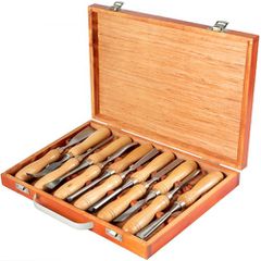 VEVOR Wood Chisel Σετ 12τμχ Σμίλες τόρνου 3-3/4ιντσών /95mm Ξυλουργικές σμίλες 9 ιντσών Εργαλεία τόρνου ξύλου Σμίλες ξύλου Εργαλεία τόρνου για ξυλογλυπτική ρίζα σκάλισμα επίπλων Τόρνοι σκάλισμα