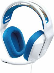 Gaming Headset Logitech G G335 με Καλώδιο 3.5mm Λευκό