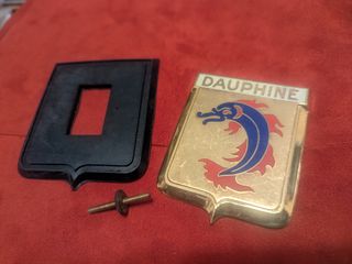 Renault Dauphine Paris France vintage σήμα