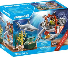 Playmobil 71860 Submarine Treasure Hunt Figure Set