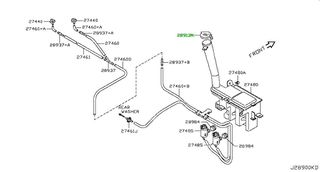 ΤΑΠΑ ΔΟΧΕΙΟΥ ΠΛΥΣΤΙΚΗΣ ΥΑΛΟΚΑΘ NISSAN  ALMERA N16  PRIMERA P12     28913AU000