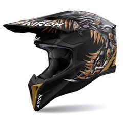 Κράνος Μηχανής Off Road Airoh Wraaap Cyborg matt Καφέ
