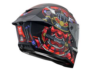 ΚΡΑΝΟΣ XVX VADER RS400 ΜΑΤ ΚΟΚΚΙΝΟ ARMOUR-thumb-3