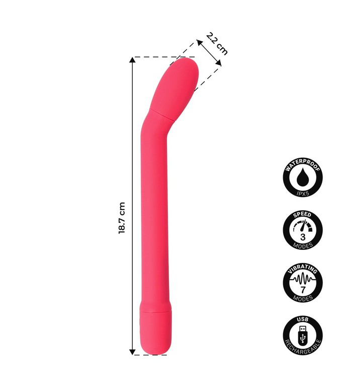 Caress G-spot Vibrator Pink