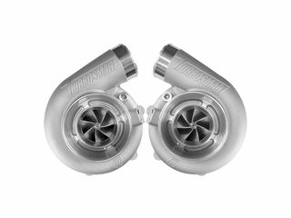 Mirror Twin Turbo Package - TS-2-6262B V-Band 0.82AR Water Cooled Turbos
