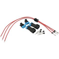 3 Wire Electrical Terminal Bulkhead Sold Single with Positive (Red) Wires to Suit Aeroflow Billet Triple Pump Hanger