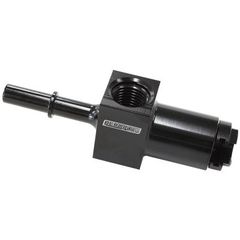 Push-On 3/8" Female to Male EFI Fuel Fitting - Black With 1/8" NPT and -8 ORB Ports