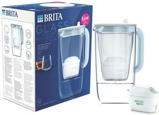 Brita Glass Κανάτα Γυάλινη White 2500ml με Φίλτρο 1050452