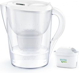 Brita Marella XL Κανάτα Πλαστική White με Φίλτρο 3500ml 1052780