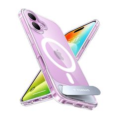 Torras Pstand Series Case for iPhone 16 Plus (transparent)-thumb-1
